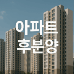아파트 후분양