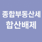 종합부동산세 합산배제