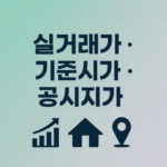실거래가 기준시가 공시지가